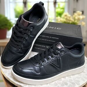 Vionic Elise Orthotic Leather Sneakers Comfort Casual Shoes Women’s 10 Wide